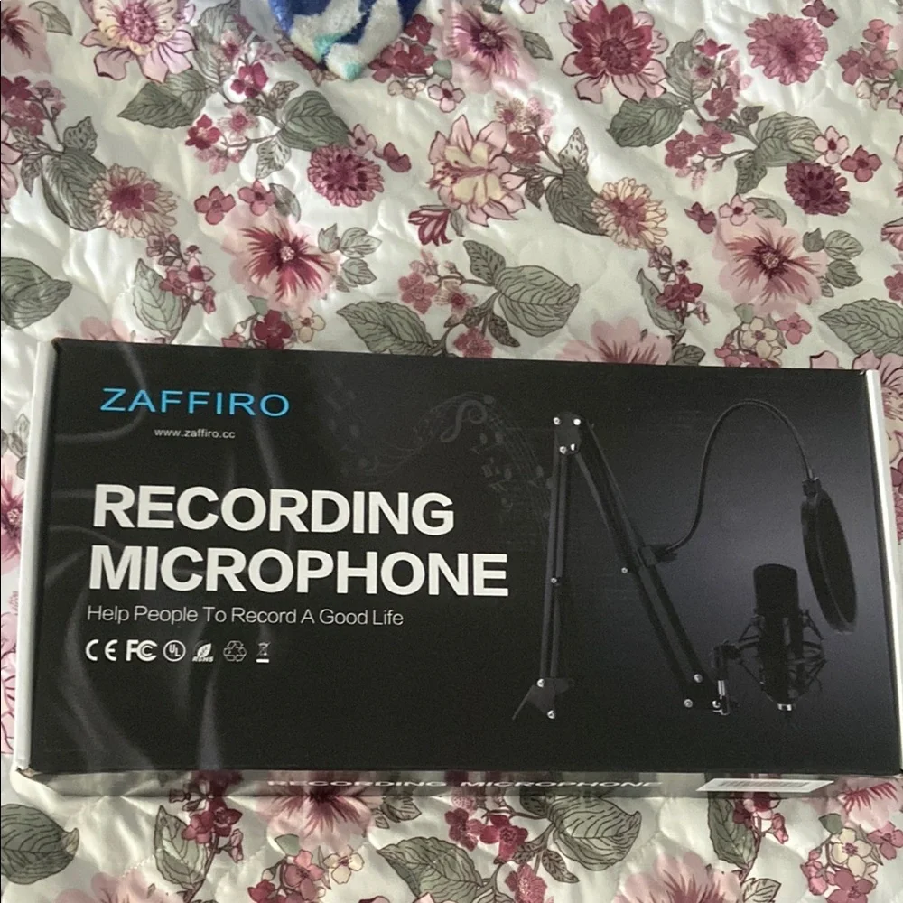 Black Recording Microphone